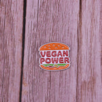 Pins Vintage Burger Vegan - Pins Burger King Meme - Pins détournement humoristique