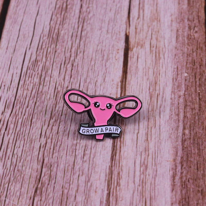 Pins Utérus - Pins féminisme Girl Power